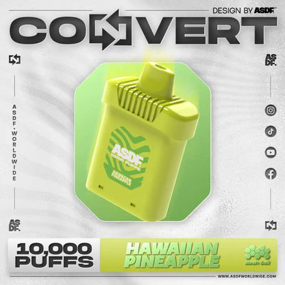 SGVape-ASDF-CONVERT-10000-HAWAIIAN-PINEAPPLE-CARTRIDGE-SG-Vape-Hub