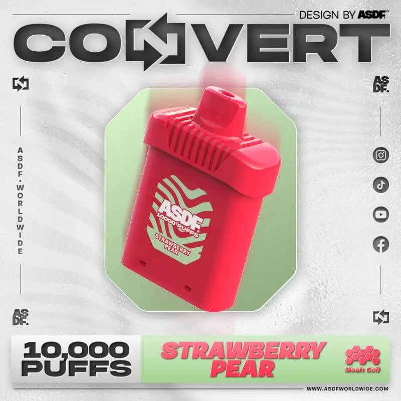 SGVape-ASDF-CONVERT-10000-STRAWBERRY-PEAR-CARTRIDGE-SG-Vape-Hub