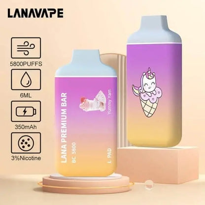 SGVape-LANA-PREMIUM-BAR-5800-PUFFS-YUMMY-YAM-SG-Vape-Hub