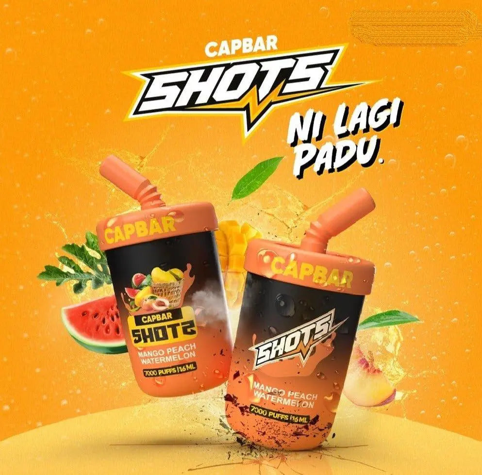 SGVape-CAPBAR Shots 7000 Puffs - SG VAPE HUB