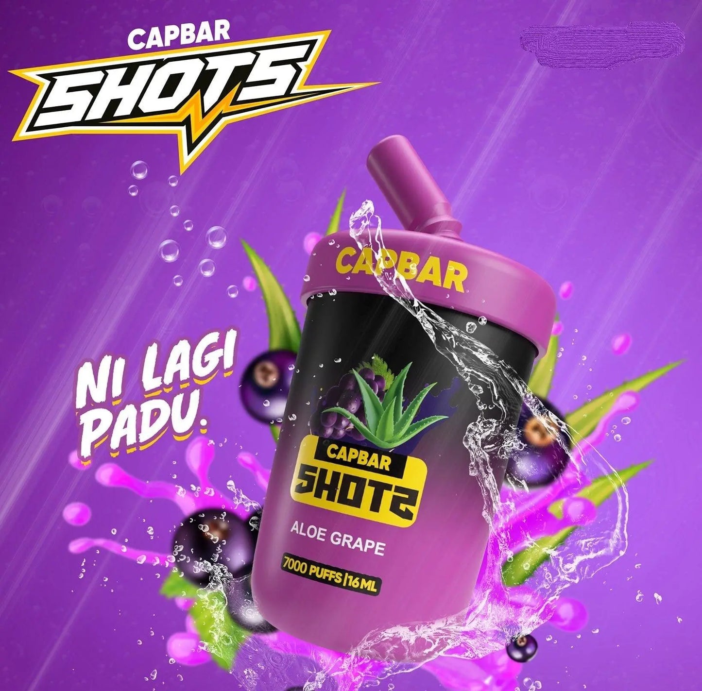 SGVape-CAPBAR Shots 7000 Puffs - SG VAPE HUB