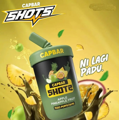 SGVape-CAPBAR Shots 7000 Puffs - SG VAPE HUB