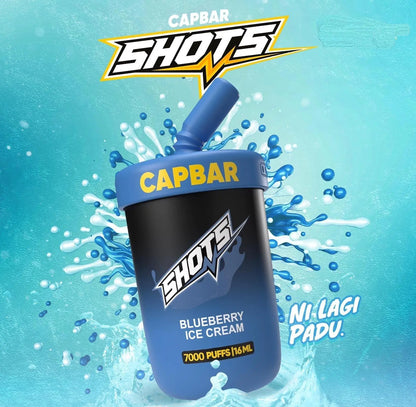 SGVape-CAPBAR Shots 7000 Puffs - SG VAPE HUB