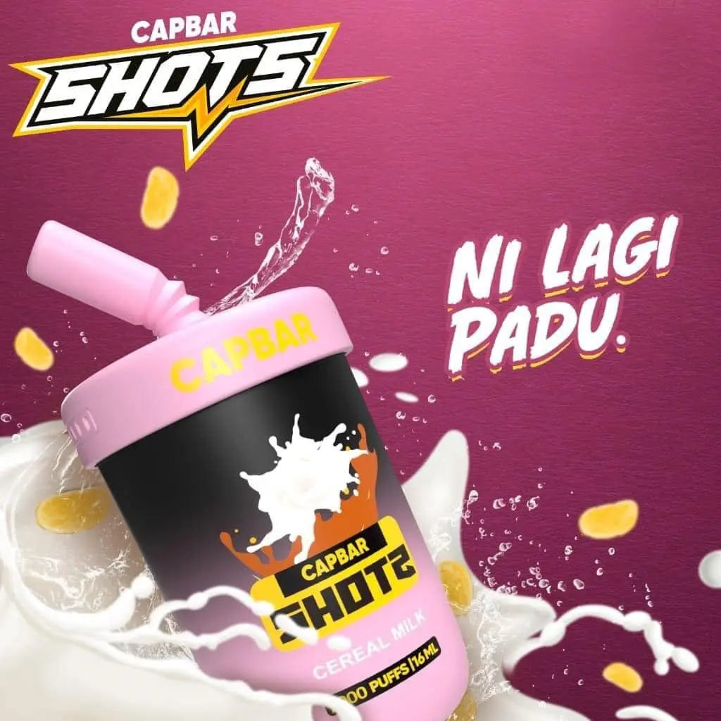 SGVape-CAPBAR Shots 7000 Puffs - SG VAPE HUB