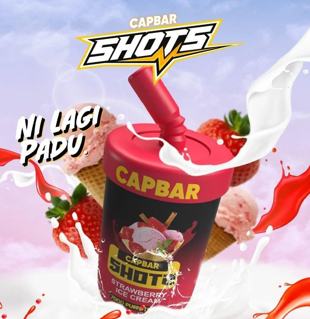 SGVape-CAPBAR Shots 7000 Puffs - SG VAPE HUB